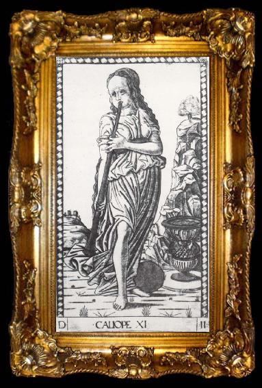 framed  Albrecht Durer The Muse Calliope an Engraver of Ferrara, ta009-2